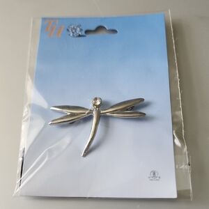 Minimalist Dragonfly Brooch